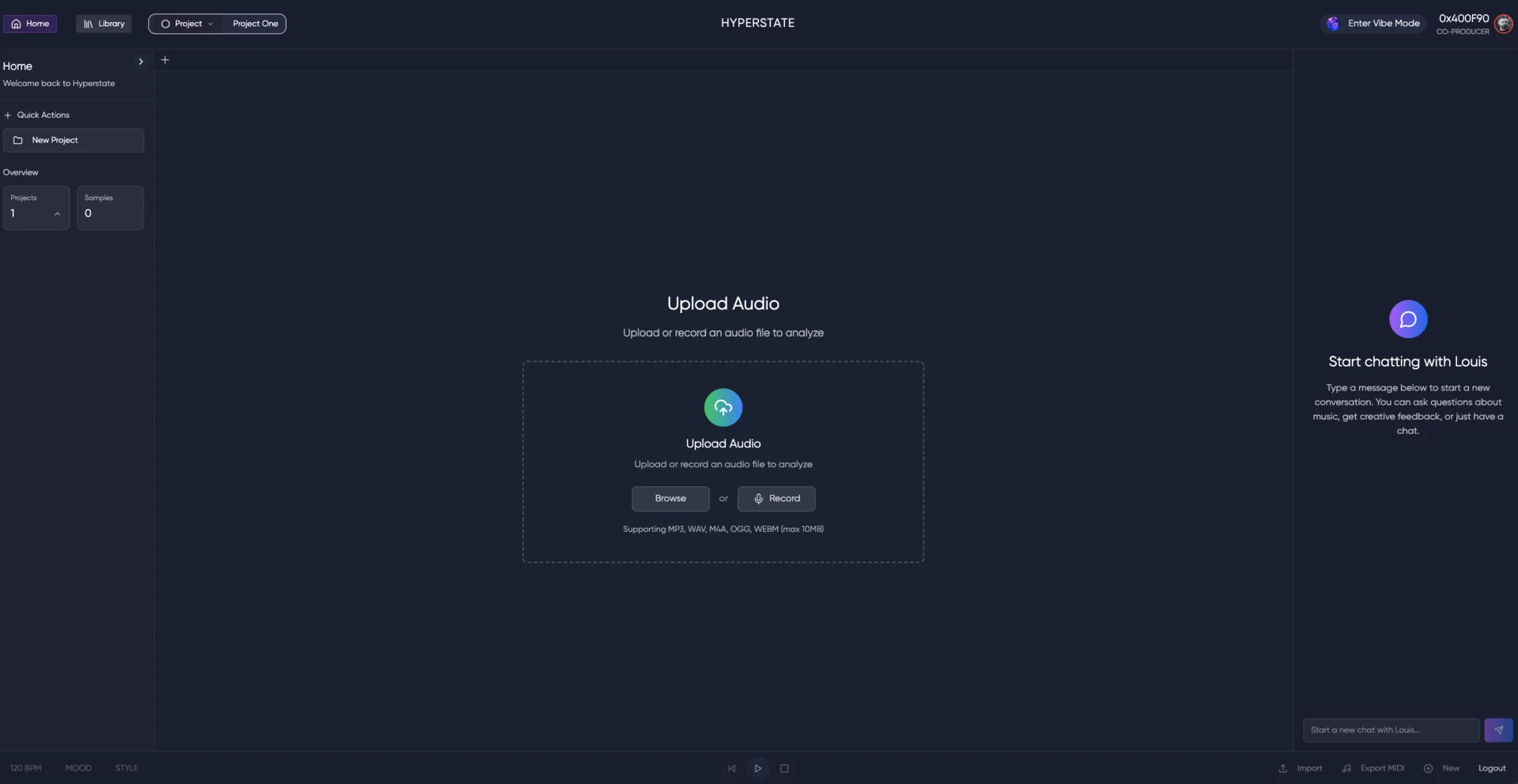 Hyperstate AI, screen 4
