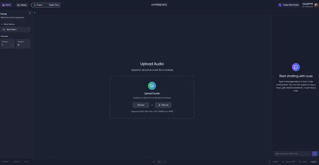 Hyperstate AI, screen 4