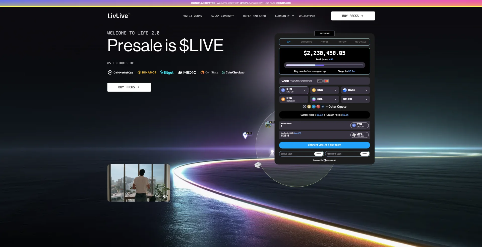 LivLive, screen 1