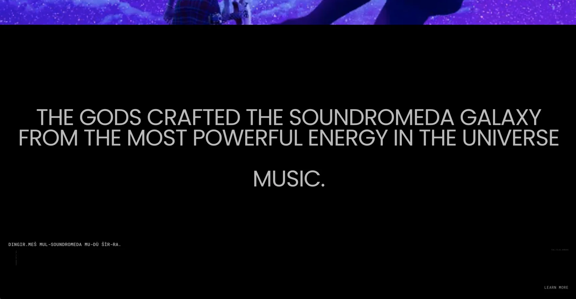 Soundromeda, screen 3
