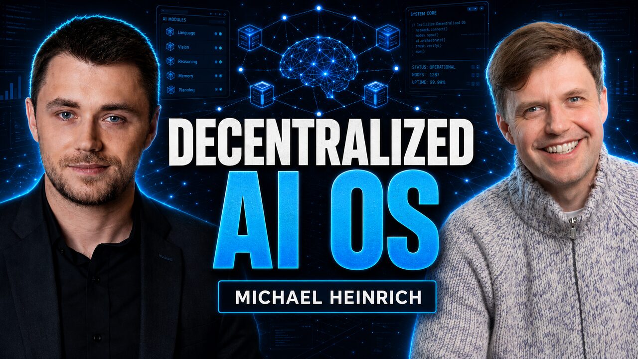 Decentralized AI as a Public Good: podcast episode with Michael Heinrich, $350M Raised · Co-Founder & CEO, 0G Labs
